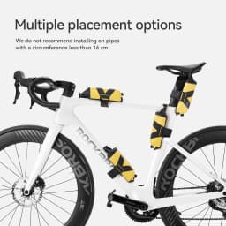 ROCKBROS Bicycle Bag Seamless Welding Full Waterproof Down Tube Bag Multiple Placement Options Outdoor Sports Cycling Bag
