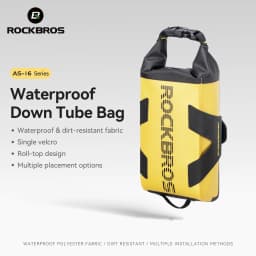 ROCKBROS Bicycle Bag Seamless Welding Full Waterproof Down Tube Bag Multiple Placement Options Outdoor Sports Cycling Bag