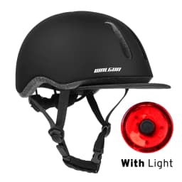 UB-26 Vintage Cycling Helmet with LED Light CE Certified Ultralight EPS Scooter Helmet for Men Women Urban E-Bike Bike Casco