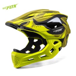 BATFOX Kids Full Face Bicycle Helmet Detachable Chin Children Scooter Skateboard Balance Bike Helmets Cycling Safety Sports Gear