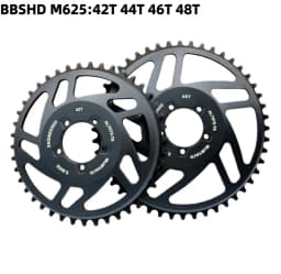 GUSTAVO E-bike ChainRing ,Offset 24.5MM, For BAFANG BBSHD M625 ,1000W Mid Drive Motor ,42T/44T/46T/ 48T