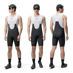ROCKBROS Summer Cycling Bib Shorts Lightweight Breathable Anti-slip Bib Pants Elastic Comfortable Soft Pad Men Cycling Shorts