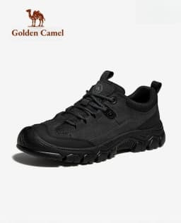 Golden Camel Non-slip Men Hiking Shoes Breathable Outdoor Wear Resistant Splashproof Climbing Men Sneaker Tourism Mountain Shoes