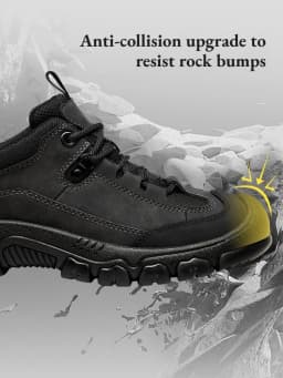 Golden Camel Non-slip Men Hiking Shoes Breathable Outdoor Wear Resistant Splashproof Climbing Men Sneaker Tourism Mountain Shoes