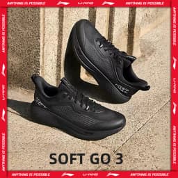 Li-Ning Men's SOFT GO 3 Lifestyle Shoes COMFOAM Reflective Leisure Slip-on Walking Shoes LiNing Stylish Sneakers AGLW001