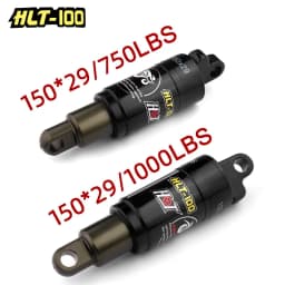 Mountain Bike MTB Rear Shocks 125/150/165/185mm 850/1000 Lbs Rear Shocks Aluminum Alloy Spring Shock for E-bike Snowmobile