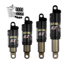 Mountain Bike MTB Rear Shocks 125/150/165/185mm 850/1000 Lbs Rear Shocks Aluminum Alloy Spring Shock for E-bike Snowmobile