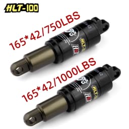 Mountain Bike MTB Rear Shocks 125/150/165/185mm 850/1000 Lbs Rear Shocks Aluminum Alloy Spring Shock for E-bike Snowmobile