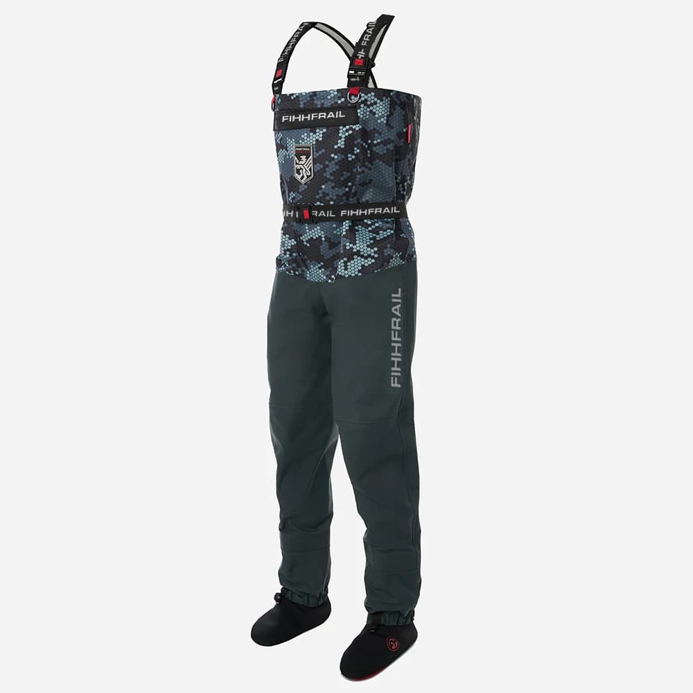 Premium Fly Fishing Waders Stockingfoot Waterproof Breathable with Reinforced Knees for Men