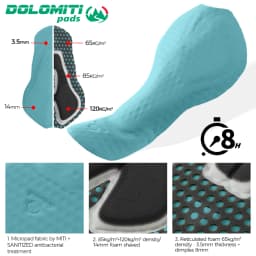 RION Men's Cycling Shorts Pro Bicycle Bib Tights MTB Padded Bike Clothing Italian Dolomiti Pads 8H Roading Biking Bibs Slim Fit