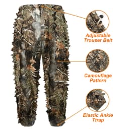 3D Leaves Camouflage Ghillie Suit Lightweight Camouflage Ghillie woodland Camoflage Sniper Airsoft Shooting Hunting Equipment