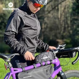 ROCKBROS Bike Bag Waterproof Reflective Front Top Frame Tube Bag Ultralight Bicycle Bag Cycling Bag Touring Riding Gear