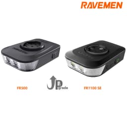 RAVEMEN FR1100 SE FR500 Bike Headlight For Garmin Wahoo Bicycle Front Lamp Rechargeable Side Visibility Day&Night AOM06 Mount