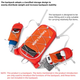 Outdoor Sports Backpack Hiking Pack Mini UltraLight Breathable Jogging Mountaineering Cycling Off-road Trail Running Bag Daypack