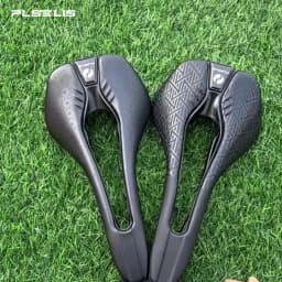 Plselis Lightweight Road Bicycle Saddle Cushion Hollow Breathable Design 280g Racing Bike Accessory