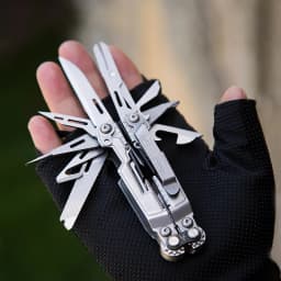 SOG PowerPint Multi-tool W/ 18 Tools Pliers Folding Knife, Foldable Multifunctional Hand Tools, Portable Camping Supplies EDC