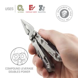 SOG PowerPint Multi-tool W/ 18 Tools Pliers Folding Knife, Foldable Multifunctional Hand Tools, Portable Camping Supplies EDC