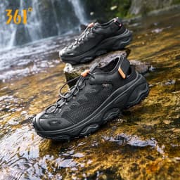 361 Degrees Men's Catfish-River Tracing Shoes 2.5 Summer Mesh Breathable Anti-slip Outdoor Walking Fishing Male Sandal 672623303