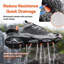361 Degrees Men's Catfish-River Tracing Shoes 2.5 Summer Mesh Breathable Anti-slip Outdoor Walking Fishing Male Sandal 672623303