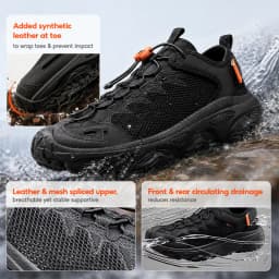361 Degrees Men's Catfish-River Tracing Shoes 2.5 Summer Mesh Breathable Anti-slip Outdoor Walking Fishing Male Sandal 672623303