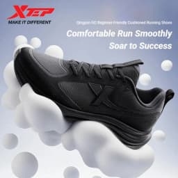 Xtep Qing Yun Go For Men Comfortable Cushioned Rebound Durability Comfort Breathable Anti-Slip Running Shoes 974219110025