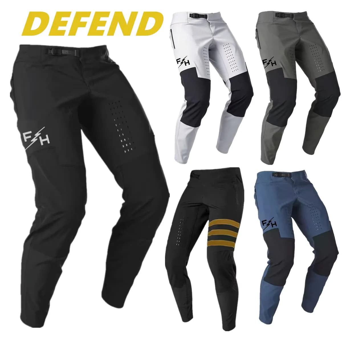 2025 FH Defend Mtb Pant Top Gold Mountain Bike Pant BMX Cycling Pant Bike Trousers