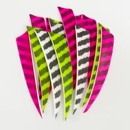 25Pack 5Inch Arrow Feather Fletching Shield Cut Vanes Real Turkey Feather Right Wing DIY Archery Accessories