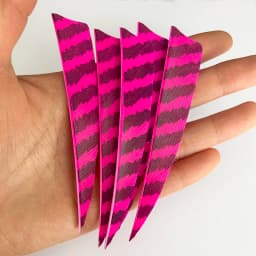 25Pack 5Inch Arrow Feather Fletching Shield Cut Vanes Real Turkey Feather Right Wing DIY Archery Accessories