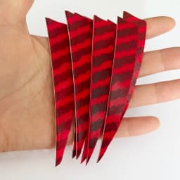 25Pack 5Inch Arrow Feather Fletching Shield Cut Vanes Real Turkey Feather Right Wing DIY Archery Accessories