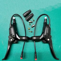GT03 Power-Off Oil Brake 2pin E-Bike Brake Handle Waterproof Left/Right Brake Lever Electric Bikes MTB Cycling Accessories