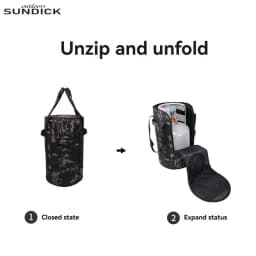 Outdoor camping, picnic, 5kg gas cylinder storage bag, large capacity, thick gas cylinder protection bag