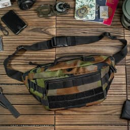 Tactical Crossbody Bag Outdoor Sport Cycling Large-capacity Waist Bag Waterproof Chest Pack Multi functional MOLLE Tool Bag