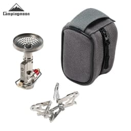 CAMPINGMOON XT-2F Titanium Rocket Stove Head Portable Outdoor Camping Gas Stove Stable Output Picnic Cartridge Stove