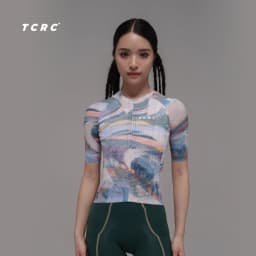 TCRC Cycling Jersey Men Women Summer Short Sleeve Bicycle Tops Quick Dry Breathable Bike Shirts Road Bike MTB Clothing