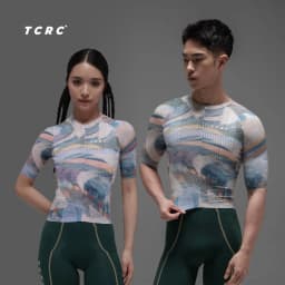 TCRC Cycling Jersey Men Women Summer Short Sleeve Bicycle Tops Quick Dry Breathable Bike Shirts Road Bike MTB Clothing