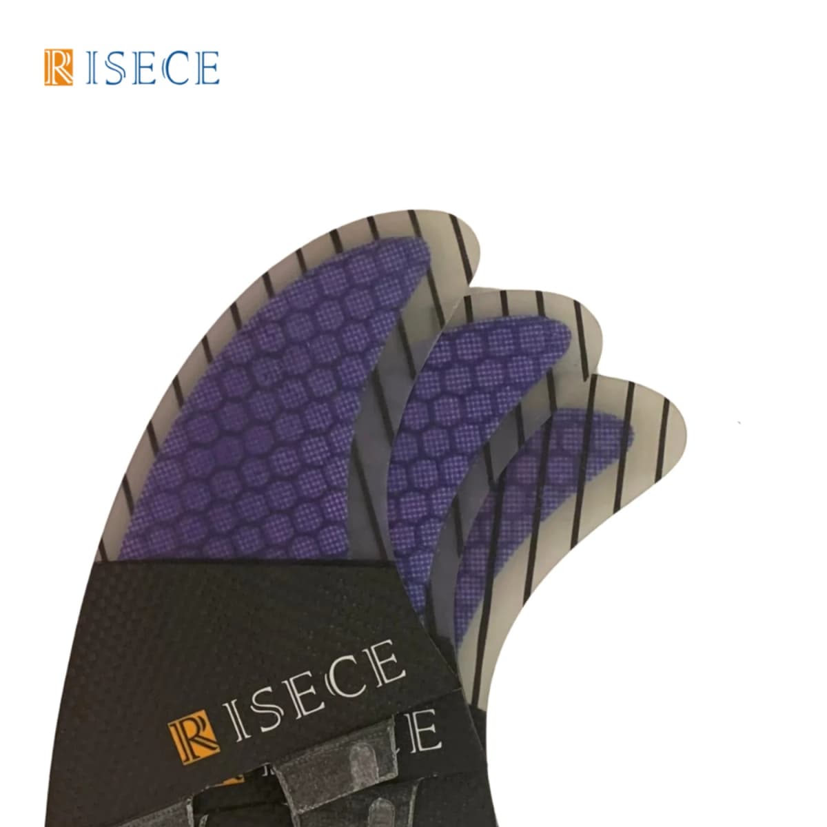 RISECE Surfboard Fins G3/G5/G7 Size Thruster 3PCS Set Fiberglass Honeycomb Carbon fiber Tri Fins Quilhas Surf Fin