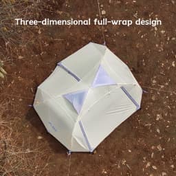 BISINNA Camping Tent 1-2 Person Portable Double Layer 210T Polyester Waterproof Backpacking Tent for Outdoor Hiking Beach Travel
