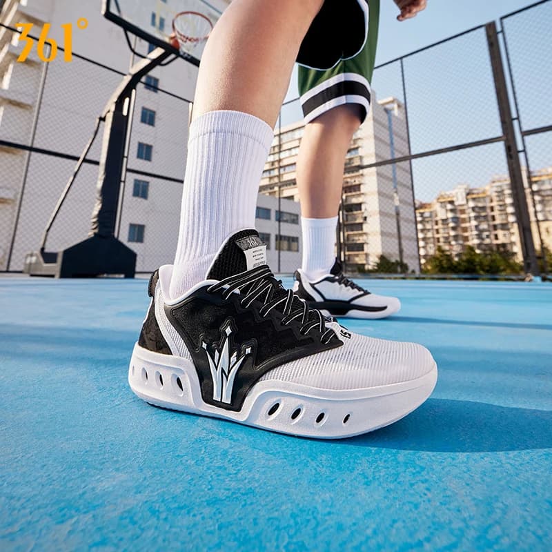 361 Degrees Joker SHUFFLE 2.0 Basketball Shoes Men New Trendy Lightweight Wear-resistant Flexible Stable Male Sneakers 572621101