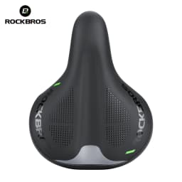 ROCKBROS Bicycle Saddle Double Shock Absorption Bike Airbag Seat Cushion Thicken High Density Foam Non-slip Comfortable Saddle