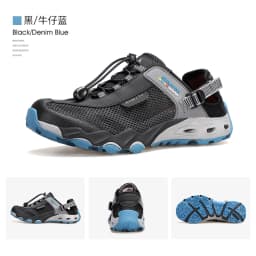 HUMTTO Men Upstream Shoes Outdoor Trekking Wading Aqua Shoes Breathable Mesh Quick drying ankle women Sneakers walking Non-slip