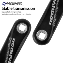 Prowheel MTB Crankset 170 175mm Mountain Bicycle Square Hole Crank Set 32T-52T 104BCD Narrow Wide Chainring Fat Bike Sprocket