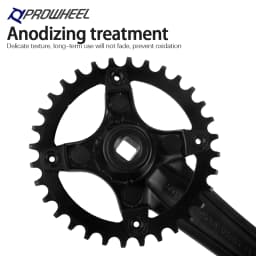 Prowheel MTB Crankset 170 175mm Mountain Bicycle Square Hole Crank Set 32T-52T 104BCD Narrow Wide Chainring Fat Bike Sprocket