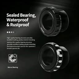 Gineyea BSA Bottom Bracket Ceramic Bearing 24mm 29mm Spindle 68mm 73mm 100mm 120mm For MTB Road Bike