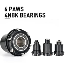 KOOZER XM490 MTB Hub 72 Clicks 6 Pawls 28/32/36H HG SX NX 8-12S TA QR 100x9/100x15 135x10/142x12 Bike Hubs