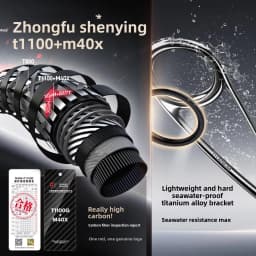 HASIDA Black Great Sage Bass Fishing Rod T1100+M40X Carbon 2-Piece Fast Action Titanium SIC Guides Spinning Casting Lure Rod