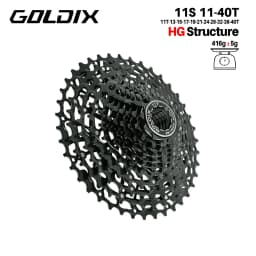 GOLDIX 11-speed cassette hg For Shimano 11 40t 42t 46t 48t 50t 52t cassette 11 speed ultralight hollow Mountain bike cassette