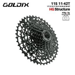 GOLDIX 11-speed cassette hg For Shimano 11 40t 42t 46t 48t 50t 52t cassette 11 speed ultralight hollow Mountain bike cassette