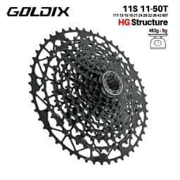 GOLDIX 11-speed cassette hg For Shimano 11 40t 42t 46t 48t 50t 52t cassette 11 speed ultralight hollow Mountain bike cassette
