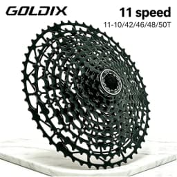 GOLDIX 11-speed cassette hg For Shimano 11 40t 42t 46t 48t 50t 52t cassette 11 speed ultralight hollow Mountain bike cassette