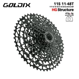 GOLDIX 11-speed cassette hg For Shimano 11 40t 42t 46t 48t 50t 52t cassette 11 speed ultralight hollow Mountain bike cassette